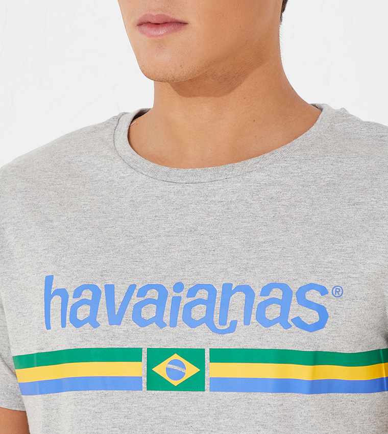 Brasil Logo Printed T-Shirt