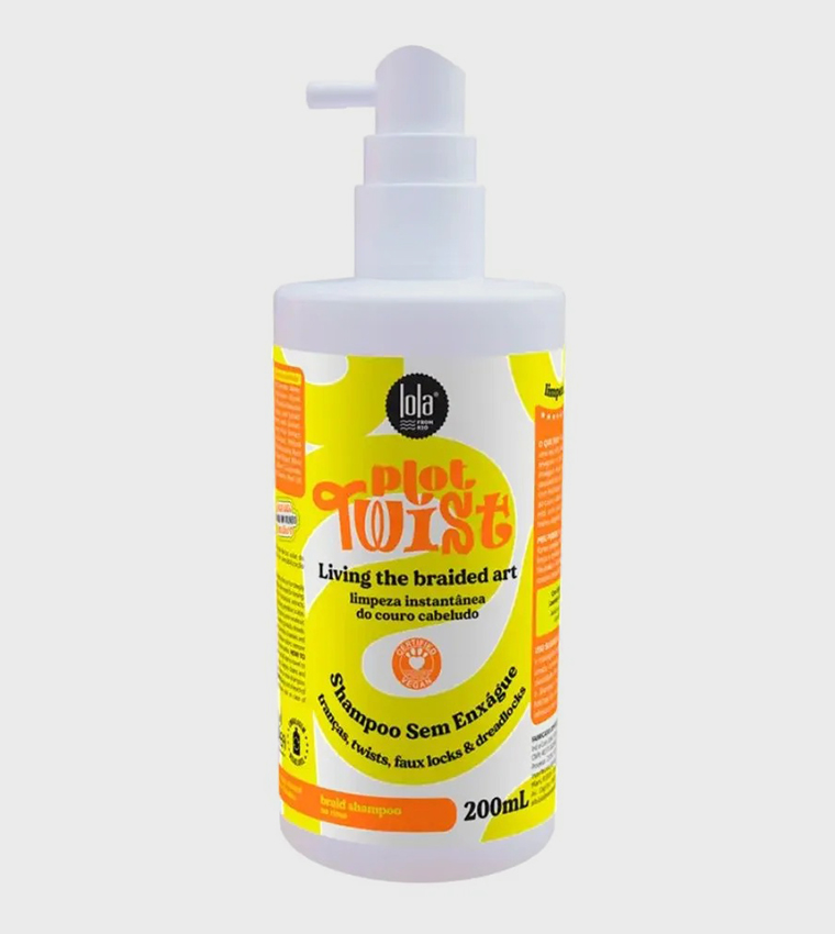 Plot Twist Leave-In Shampoo for Dirt, Dandruff, And Dry Scalp, 200 ml