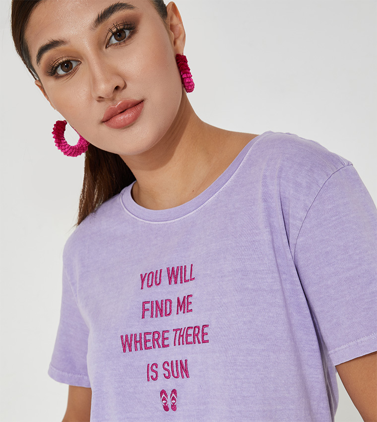 Typography Printed T-Shirt