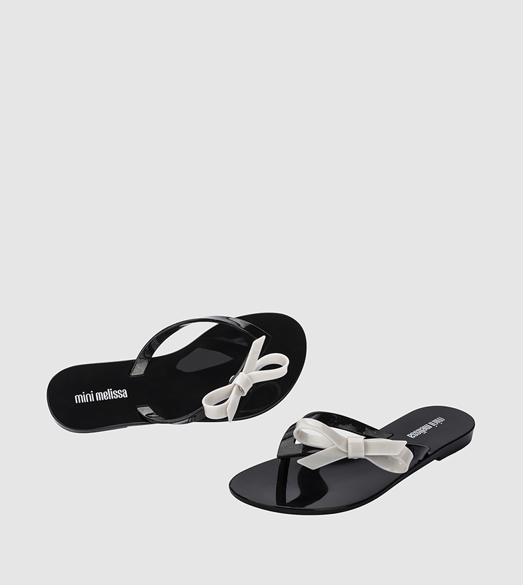 HARMONIC SWEET VII Bow Detail Flip-Flops