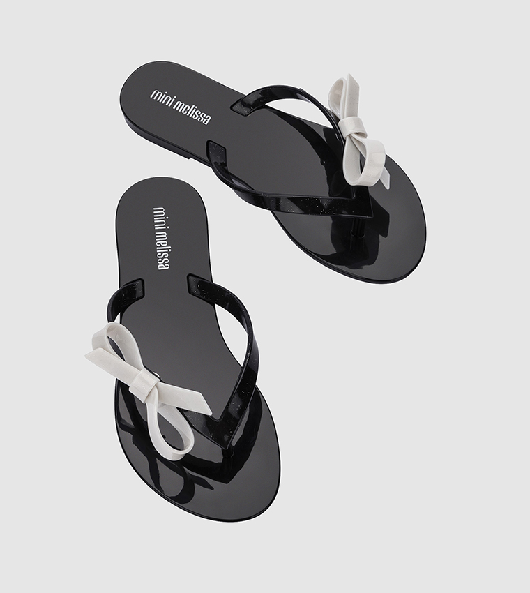 HARMONIC SWEET VII Bow Detail Flip-Flops