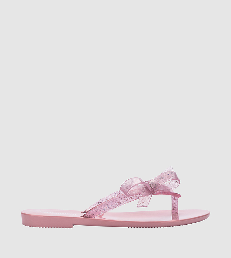 HARMONIC SWEET VII Bow Detail Flip-Flops
