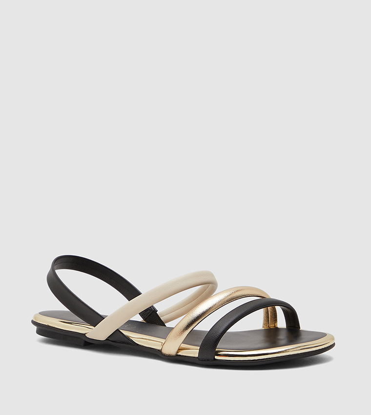 Buy Beira Rio Flora Flat Sandals With Back Strap In Beige 6thStreet