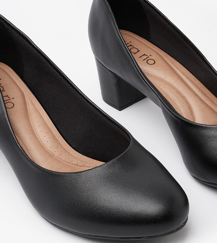 Marie Block Heel Pumps