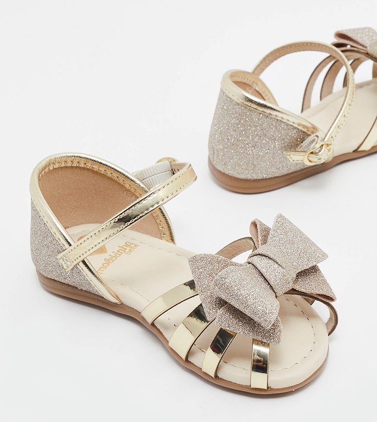 STEVEN Bow Detail with Buckle Closure