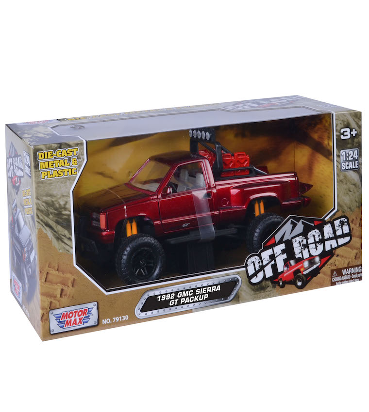 Buy Motormax Motormax: 1:24 Off Road 1992 GMC Sierra GT Pickup Red
