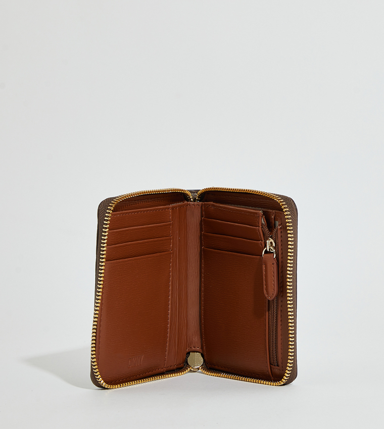 BRYANT Monogram Zip-Around Mini Wallet