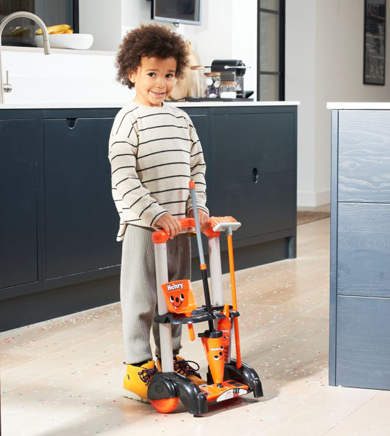 Henry Cleaning Trolley Toy Set - Red (3+)