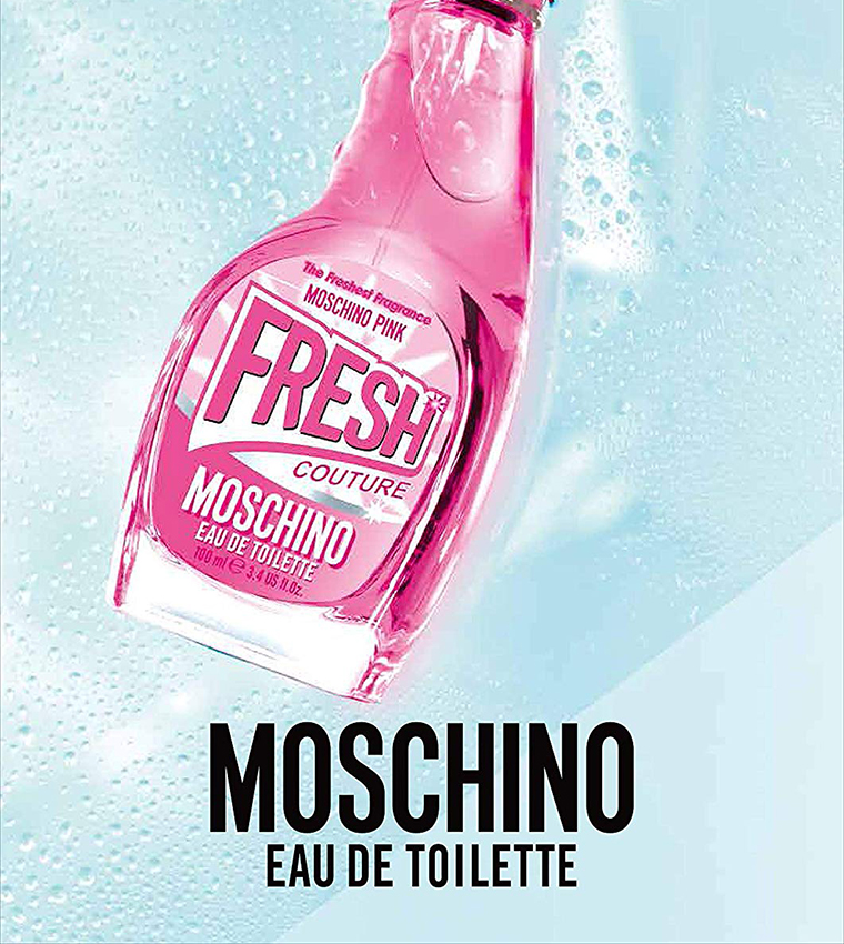Moschino Fresh Couture Pink For Women Edt 100ml - White