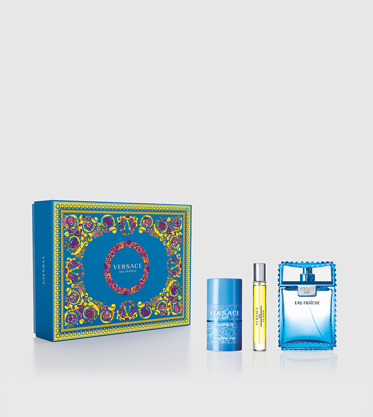 Buy VERSACE Eau Fraiche EDT 100 Ml SS22 Gift Set In Multiple