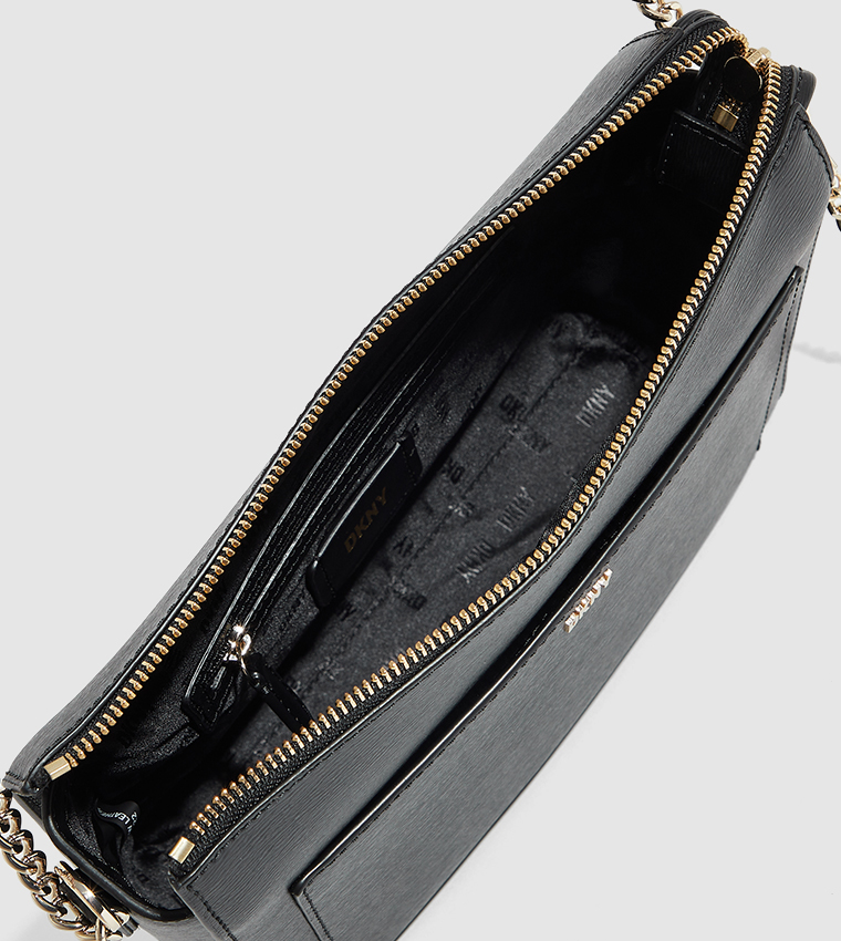 Buy Dkny BRYANT Textured Crossbody Bag In Black 6thStreet Bahrain