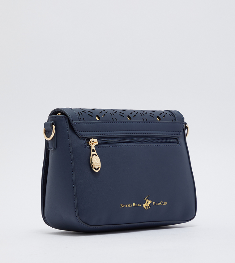 حقيبة يد بلون أزرق