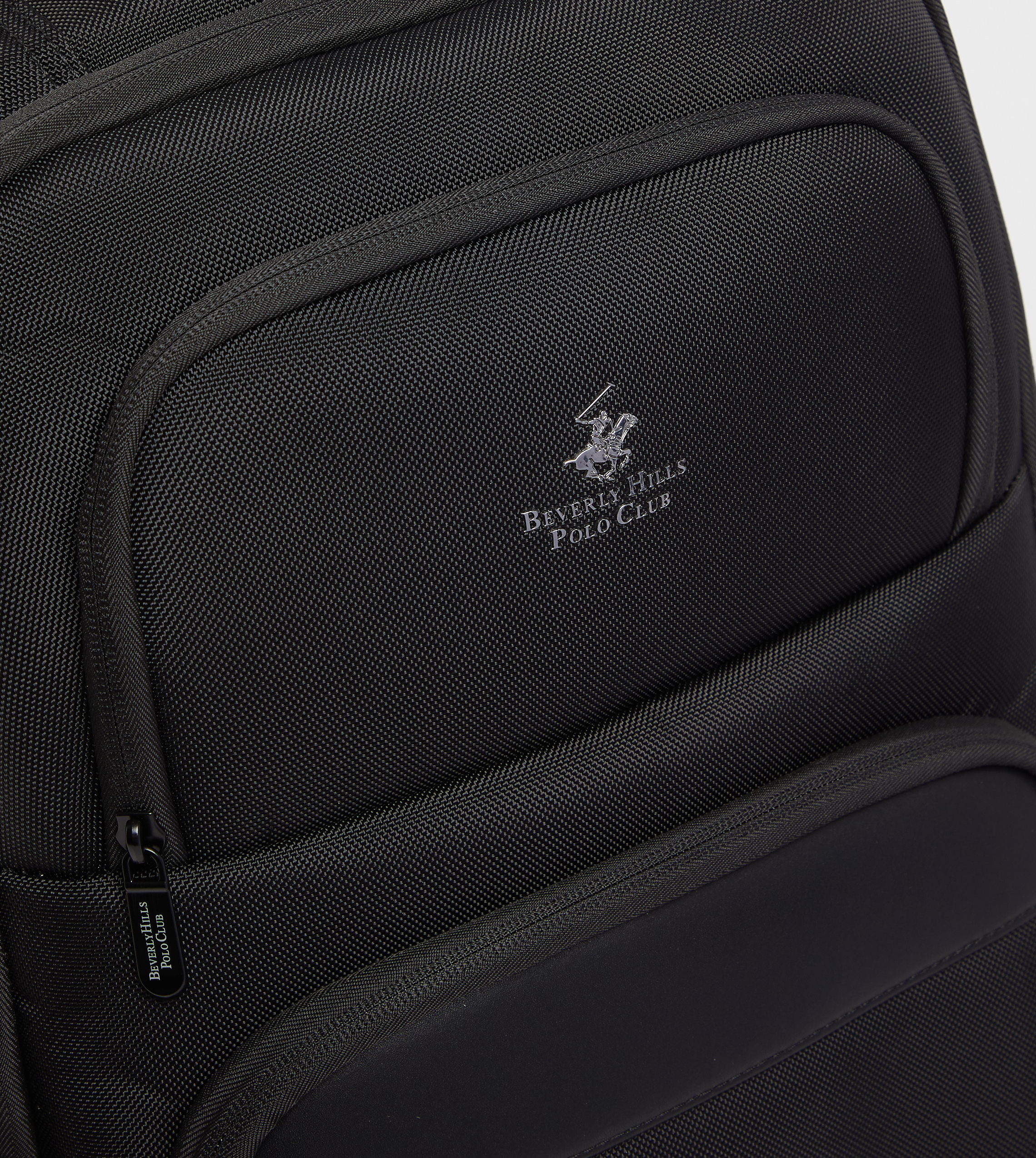 Logo Metal Zippered Backpack