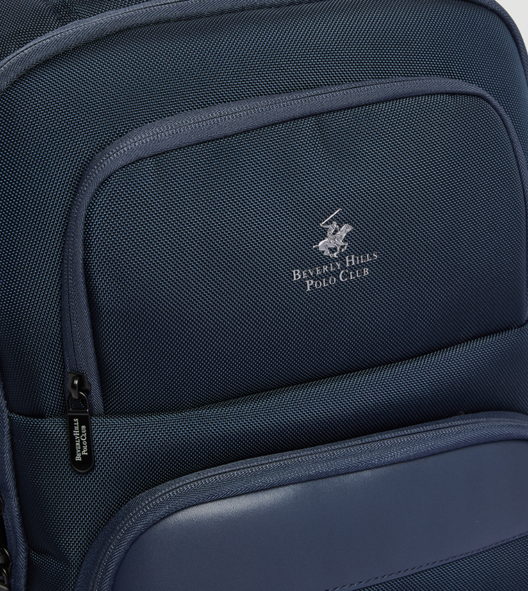 Logo Metal Zippered Backpack