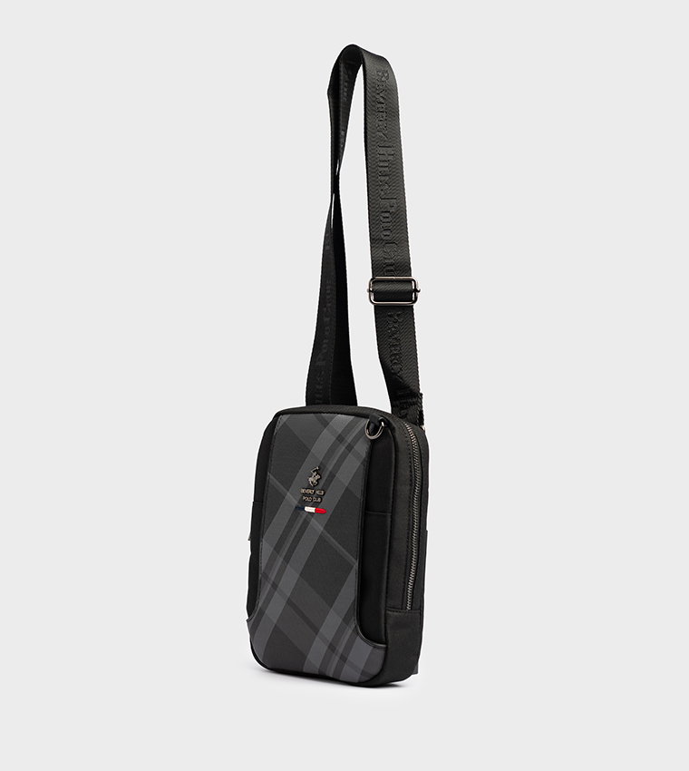 Logo Detail Reporter Bag