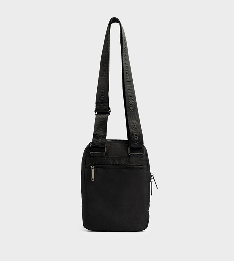 Logo Detail Reporter Bag
