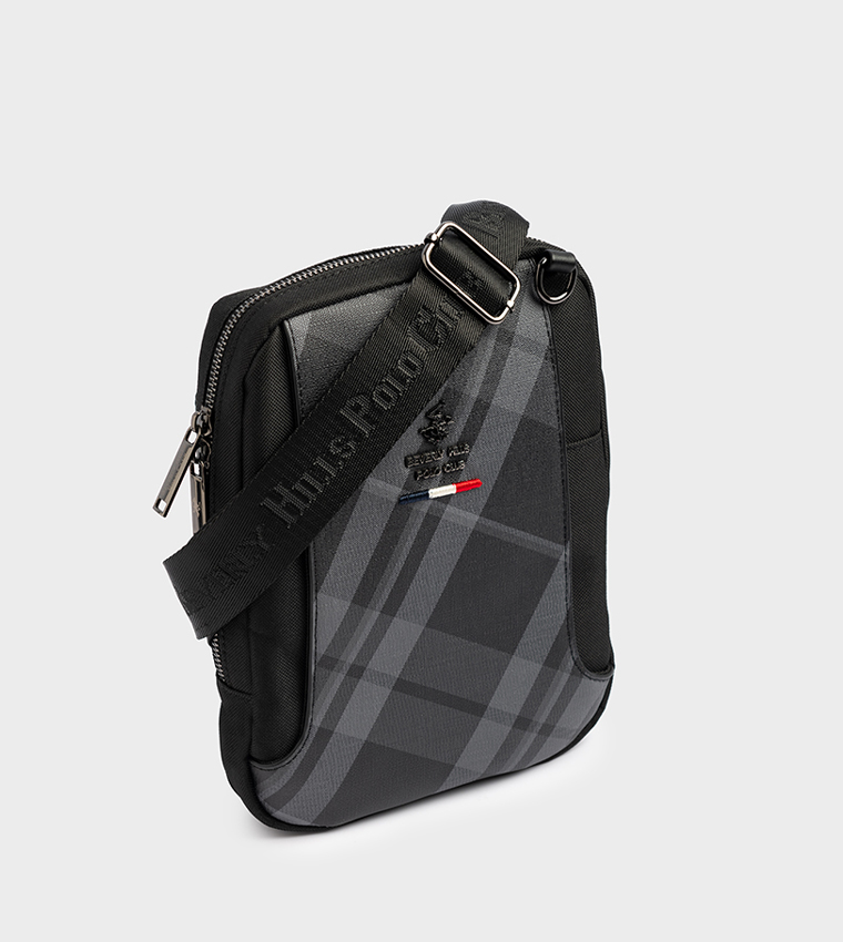 Logo Detail Reporter Bag
