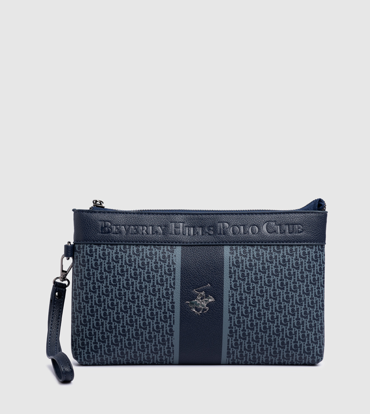 Logo Detail Zippered Travel Pouch