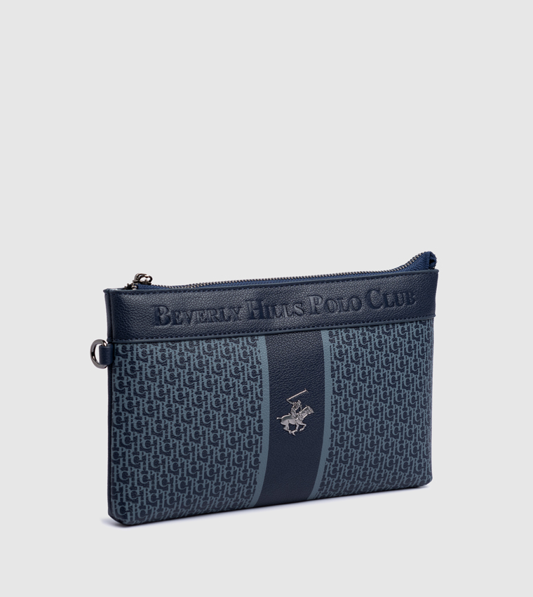 Logo Detail Zippered Travel Pouch