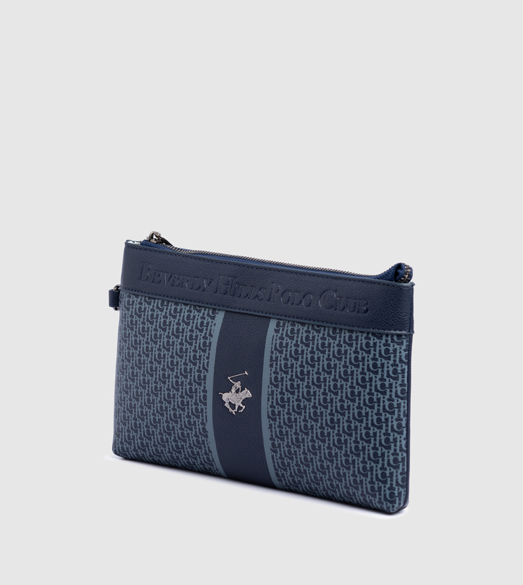 Logo Detail Zippered Travel Pouch
