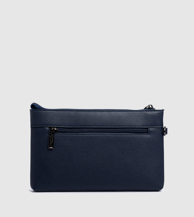 Logo Detail Zippered Travel Pouch