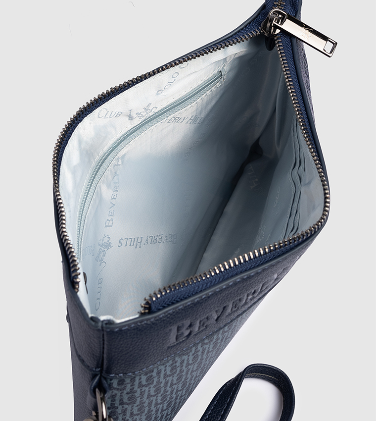 Logo Detail Zippered Travel Pouch