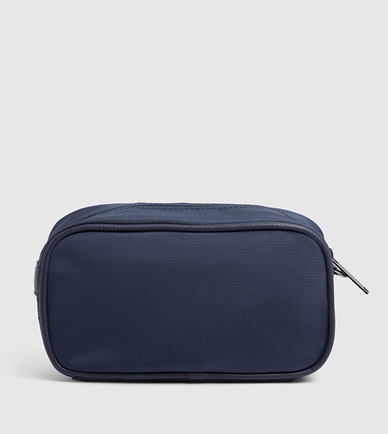 Logo Detail Zippered Travel Pouch