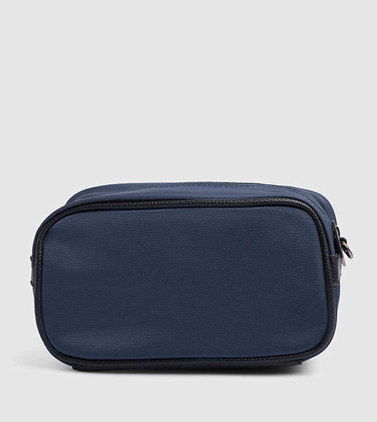 Logo Detail Zippered Travel Pouch