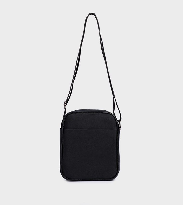 Logo Detail Zippered Reporter Bag