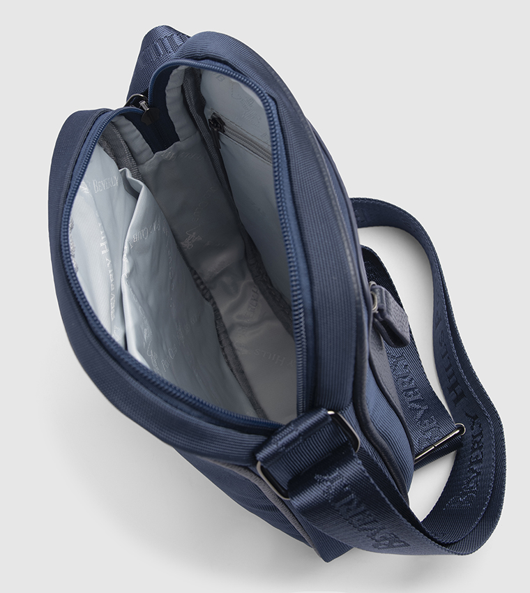 Logo Detail Zippered Reporter Bag