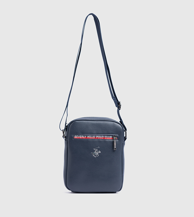 Logo Detail Reporter Bag