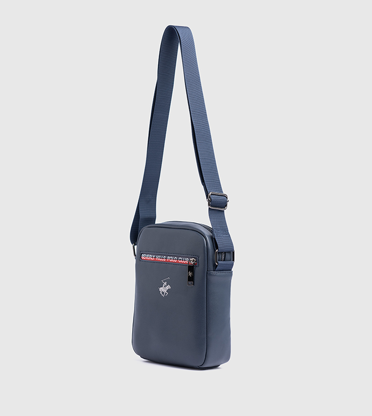 Logo Detail Reporter Bag