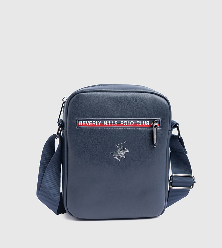 Logo Detail Reporter Bag
