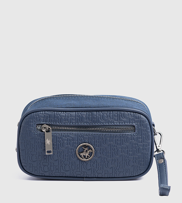 Logo Detail Zippered Travel Pouch