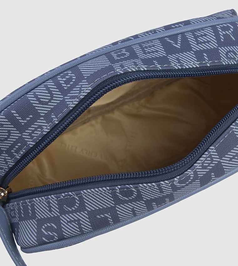 Logo Patterned Crossbody Bag