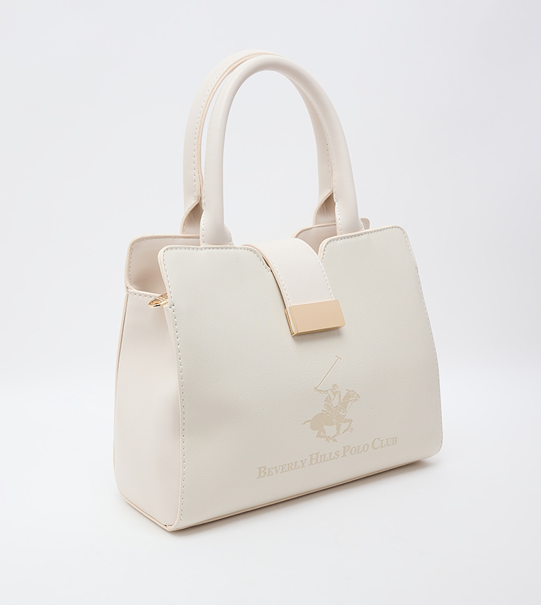 Logo Detail Satchel Bag