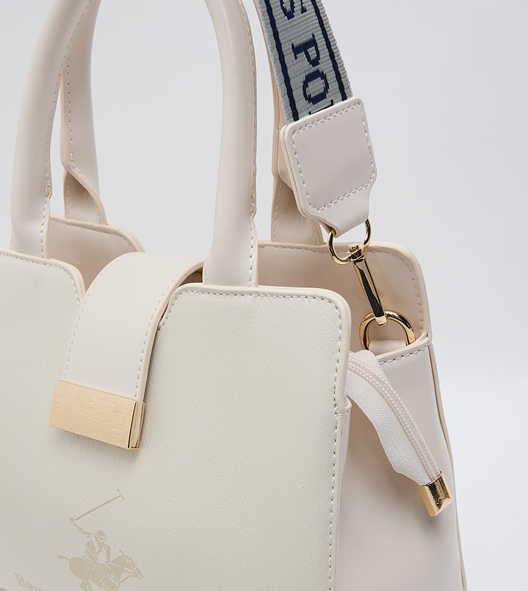 Logo Detail Satchel Bag
