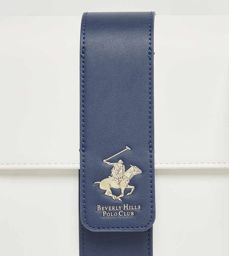 Contrast Detail Top Handle Bag