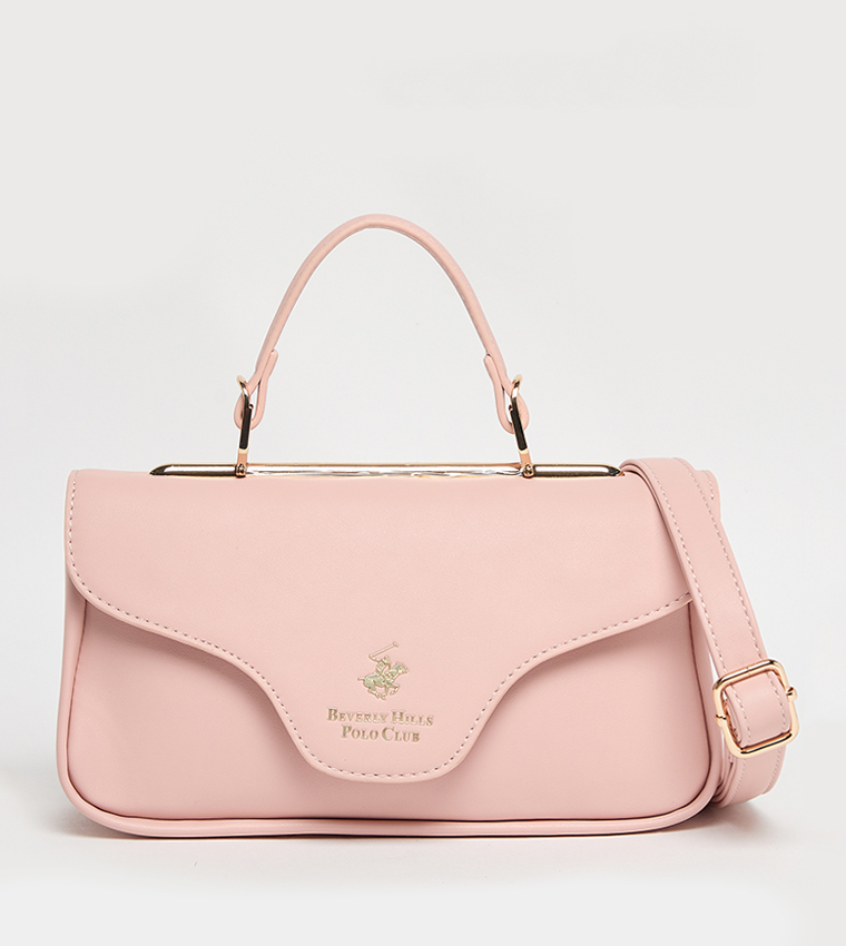 Logo Detail Top Handle Bag