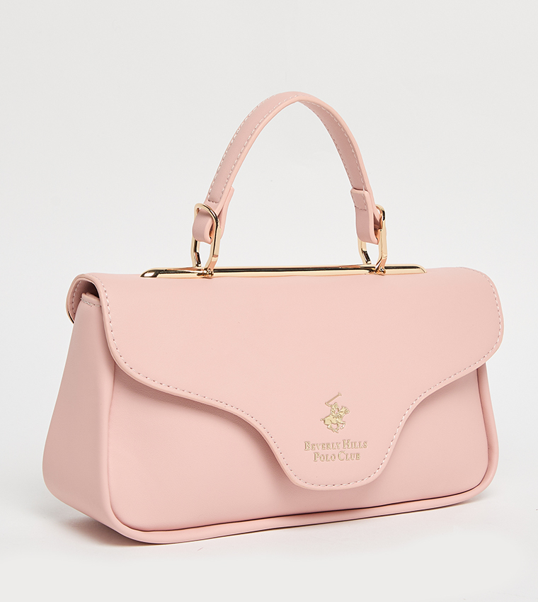 Logo Detail Top Handle Bag