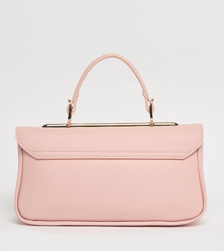 Logo Detail Top Handle Bag