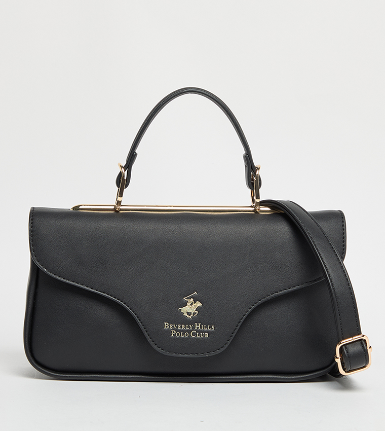 Logo Detail Top Handle Bag