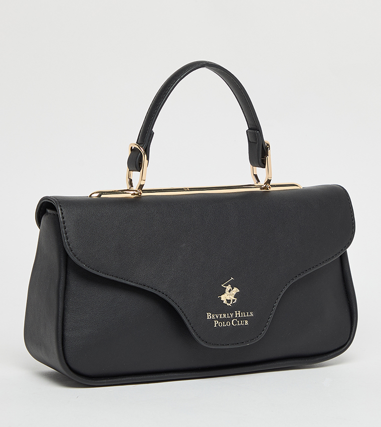 Logo Detail Top Handle Bag
