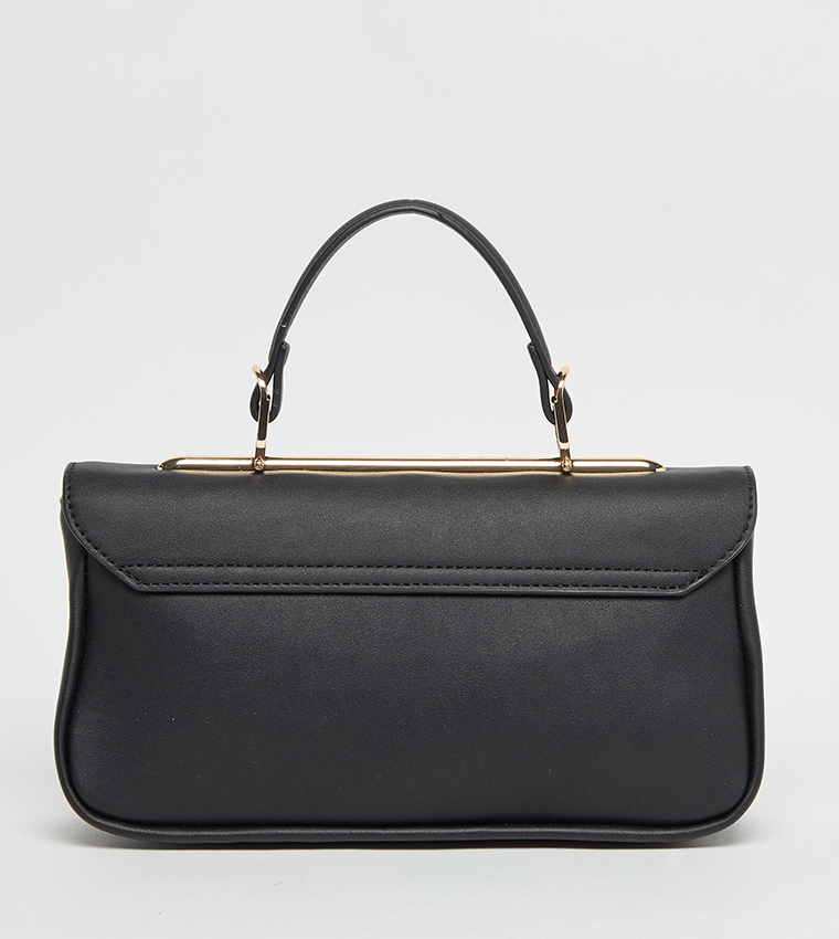 Logo Detail Top Handle Bag