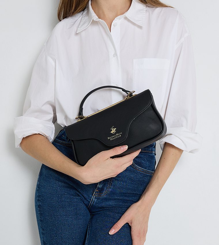 Logo Detail Top Handle Bag