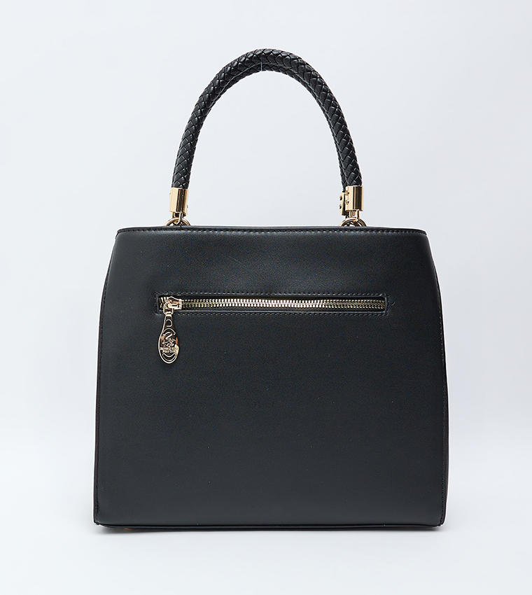 Logo Detail Satchel Bag