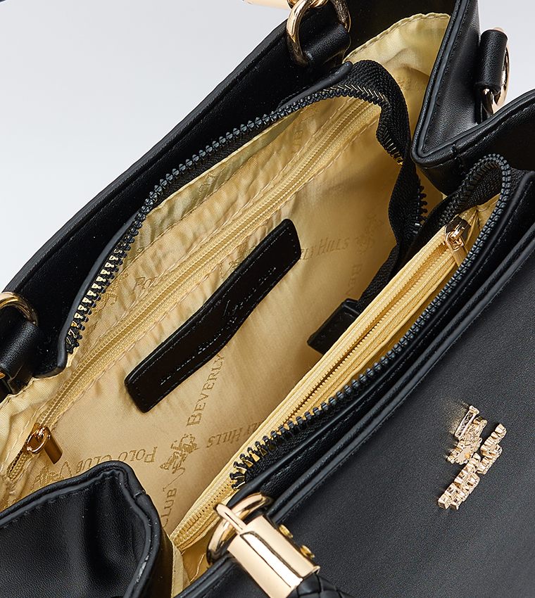 Logo Detail Satchel Bag