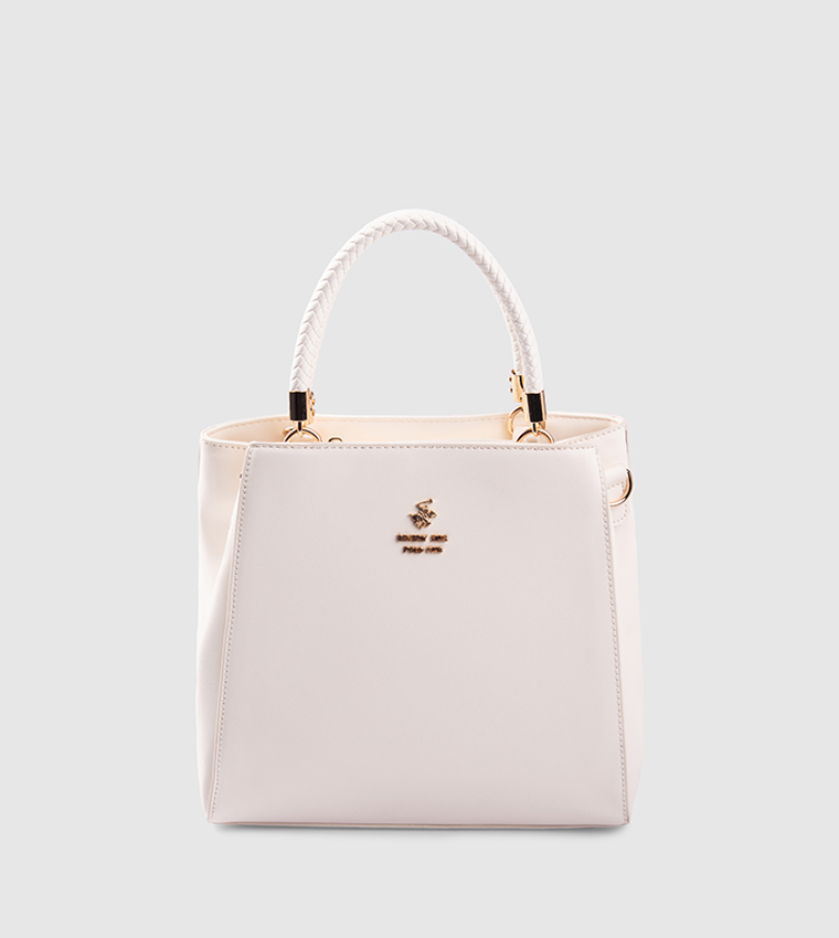 Logo Detail Handheld Bag