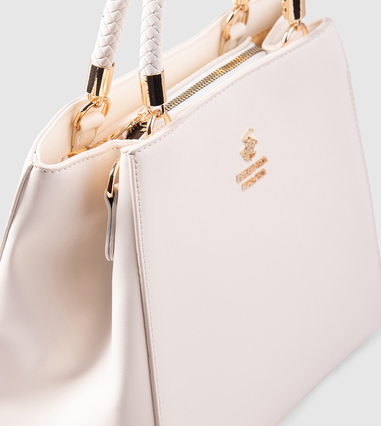 Logo Detail Handheld Bag