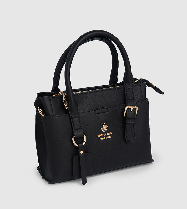 Logo Detail Satchel Bag